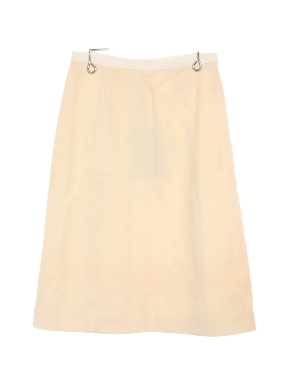 Louis Vuitton Pre-Owned 2000s wool skirt - Bianco
