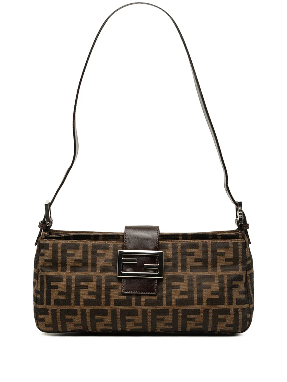 Fendi Pre-Owned 1990-2010 Zucca Canvas shoulder bag - Brown