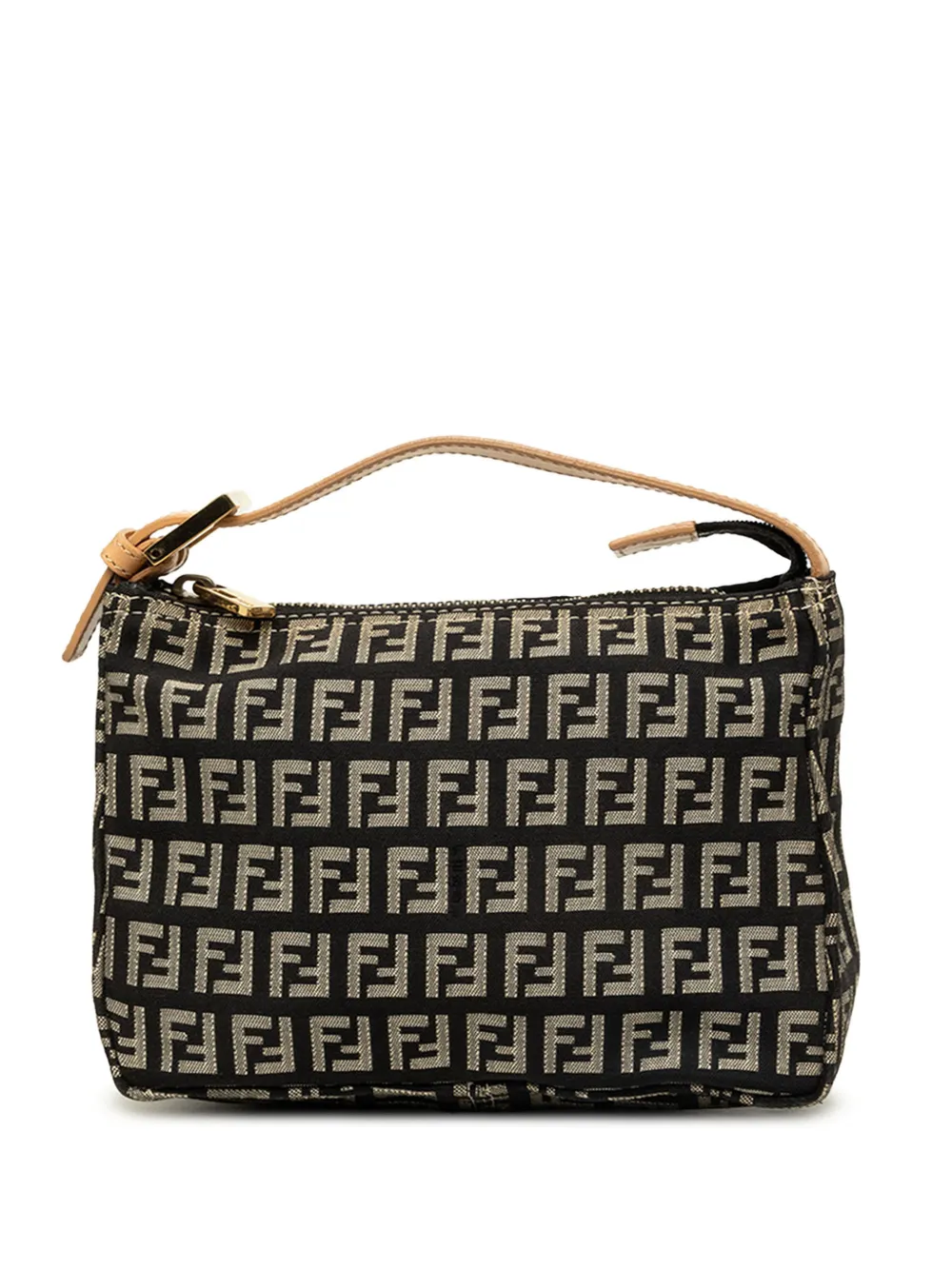 Fendi Pre-Owned 2000-2010 Zucchino Canvas handbag - Black