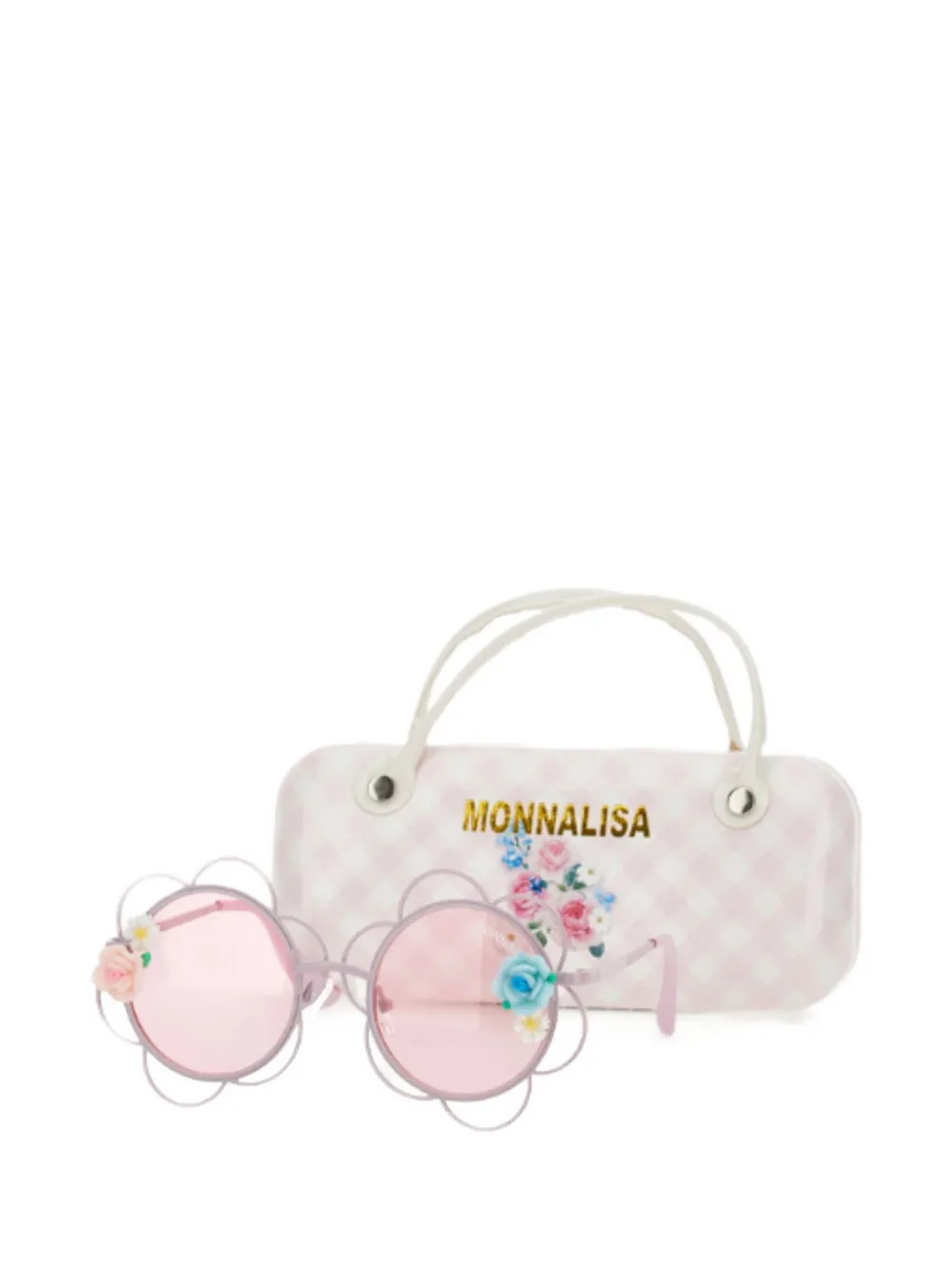 Monnalisa round-frame sunglasses Roze