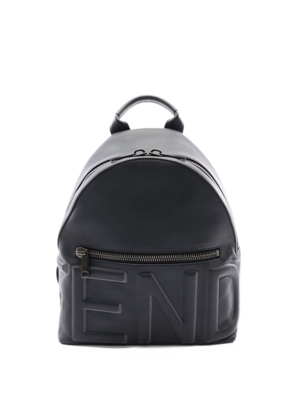 Fendi Pre-Owned 2010s logo-embossed backpack - Blu