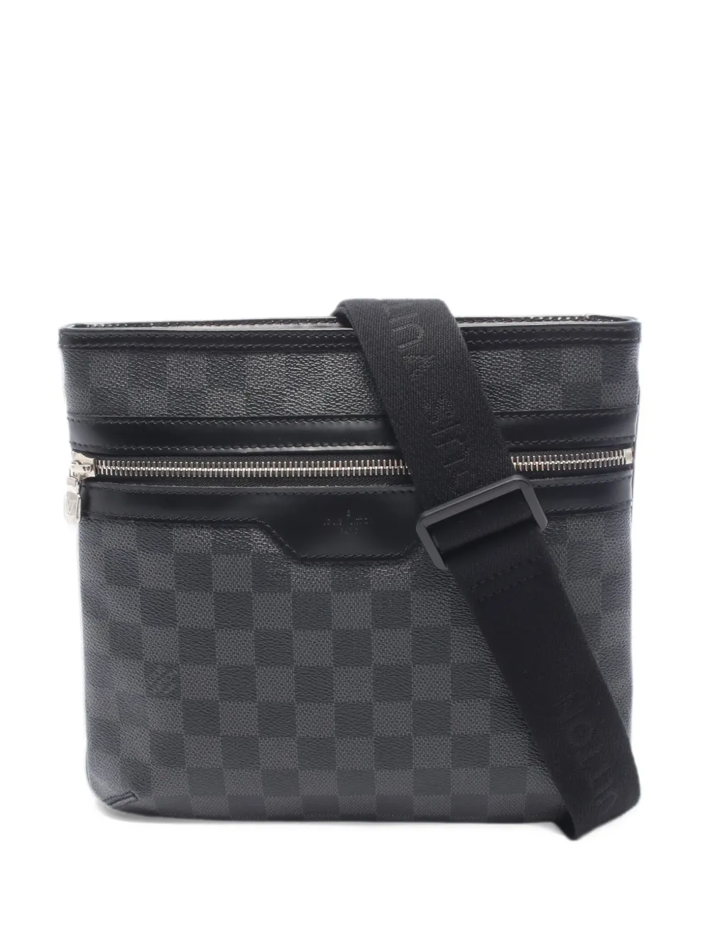 Louis Vuitton Pre-Owned 2010 Thomas Damier Graphite shoulder bag - Black