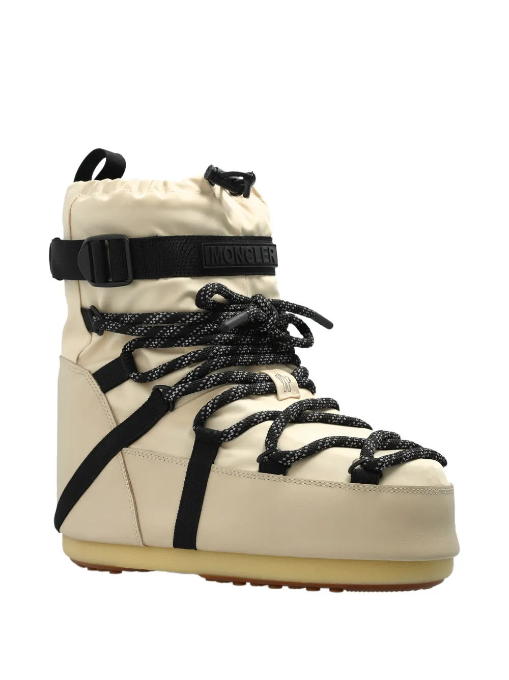 Moncler Grenoble x Moon Boot Icon Low snow boots Wit