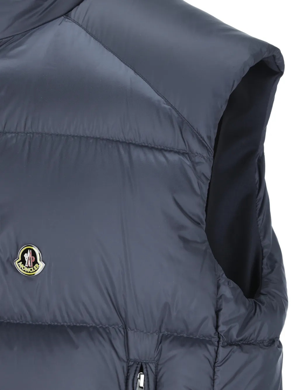 Moncler Tibb reversible down gilet Blauw