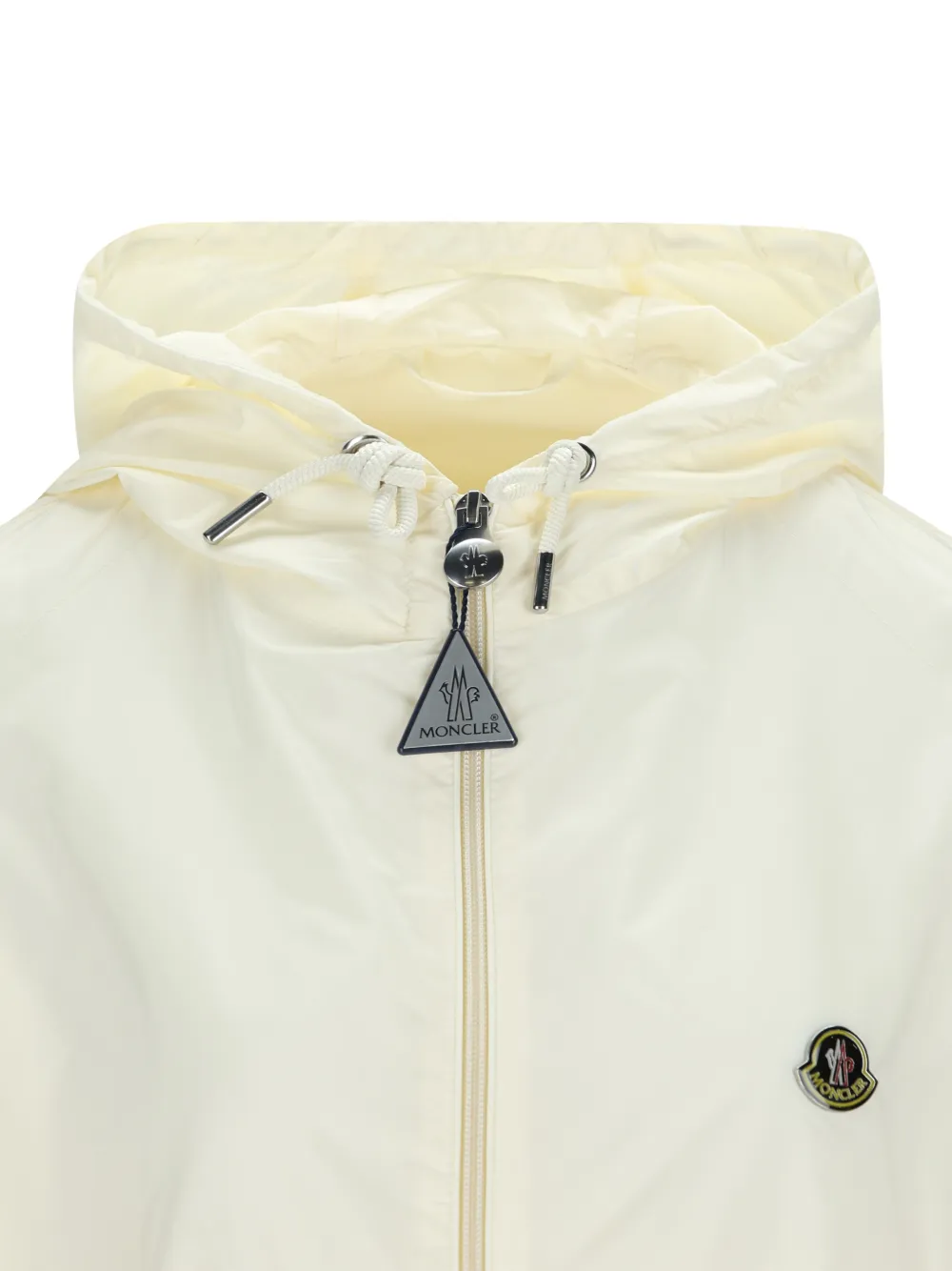Moncler hooded windbreaker Beige