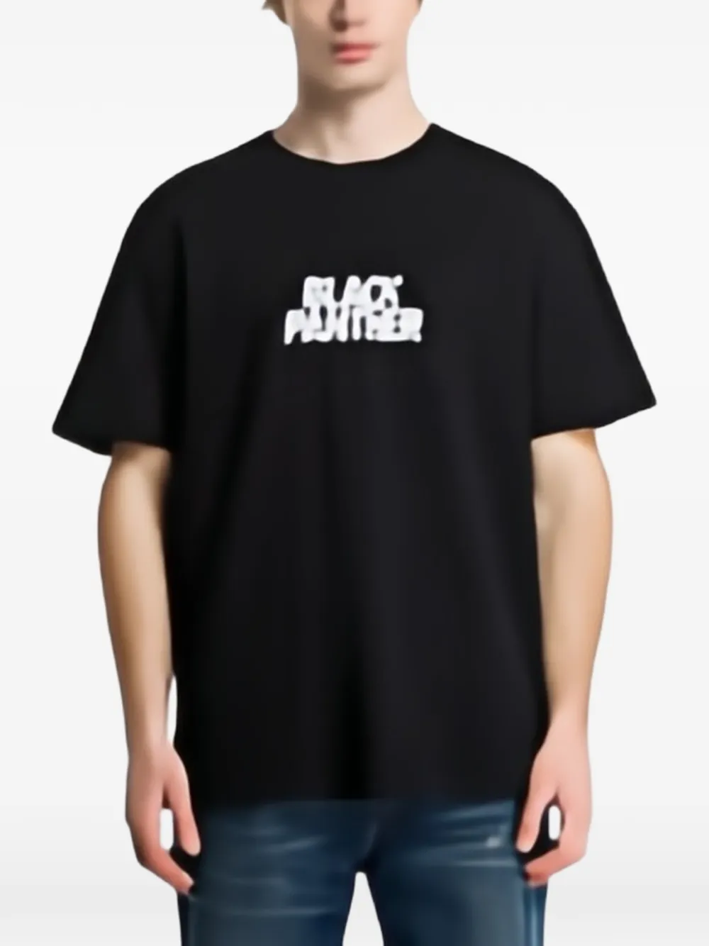 Urban Classics Marvel Black Panther T-shirt - Nero