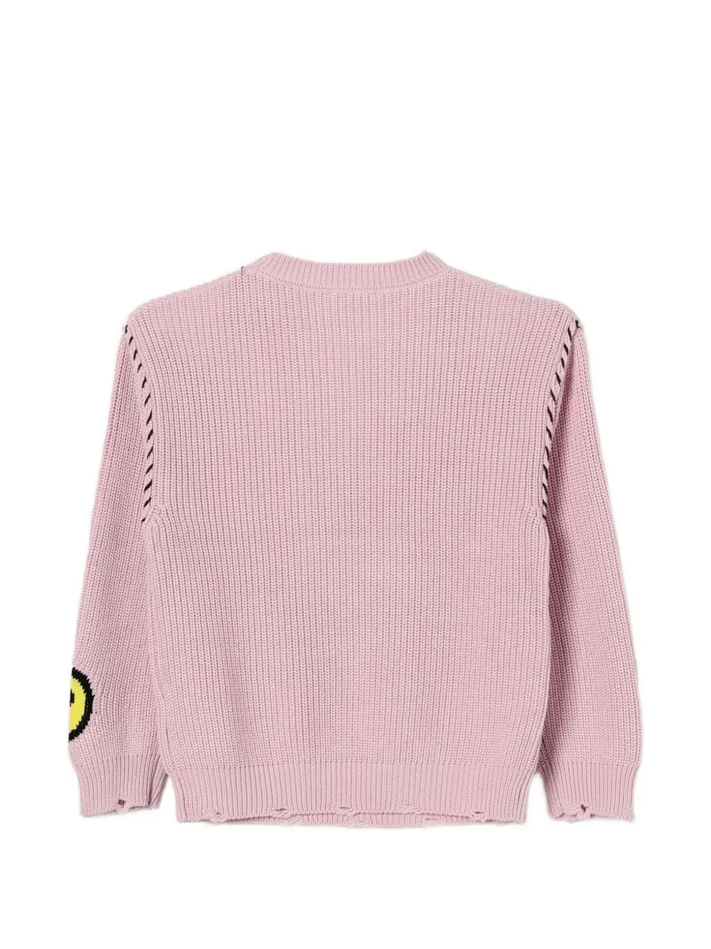 Barrow kids distressed teddy-bear sweater Roze