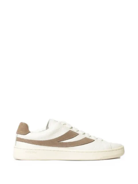 Superga grained leather sneakers