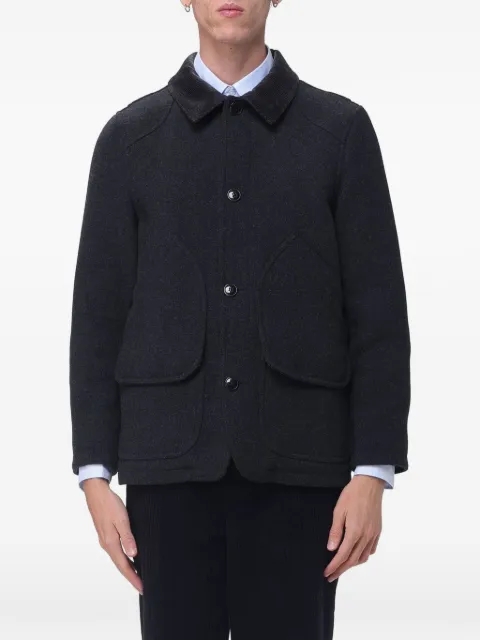Sebago Tenny corduroy-collar button-up coat