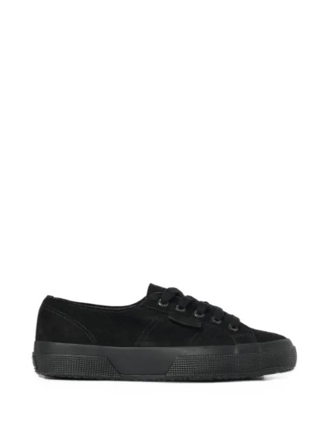 Superga lace-up suede sneakers