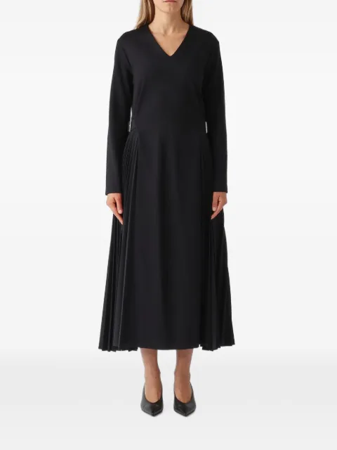 MeimeiJ pleated V-neck midi dress