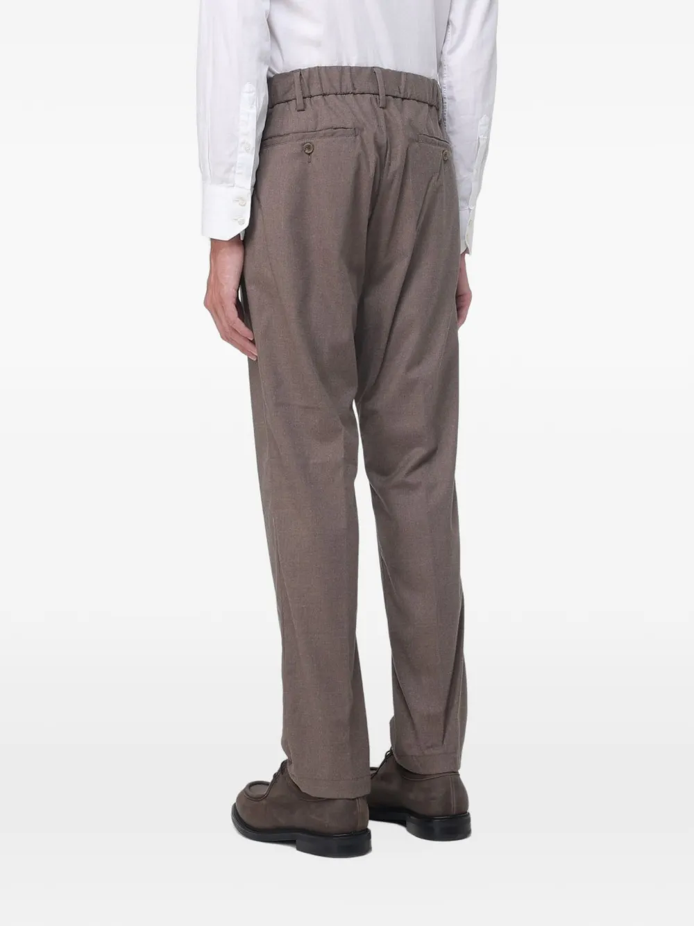 Myths Broek met toelopende pijpen Bruin