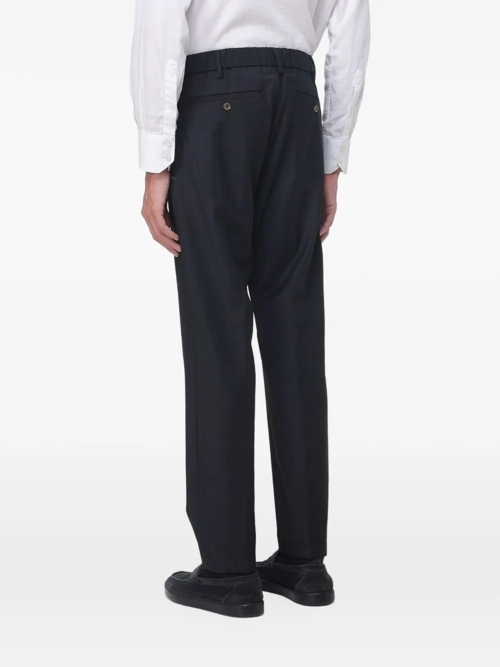 Myths Broek met geperste plooi Zwart
