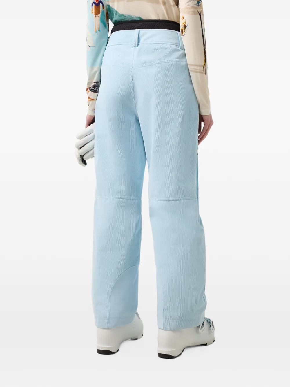 BOGNER Lenie skibroek met ribfluwelen effect Blauw