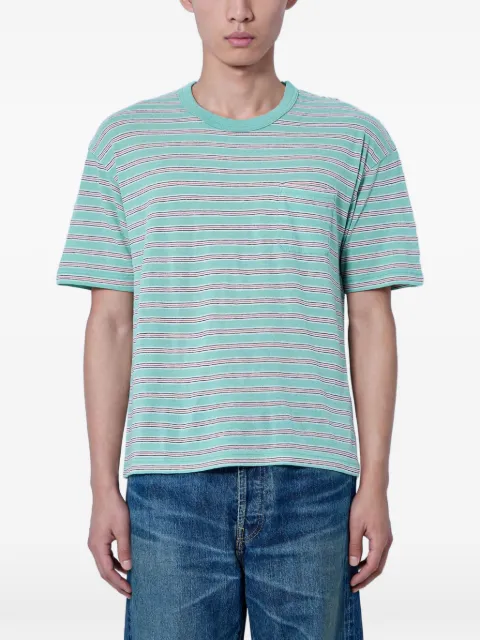 visvim Jumbo Border striped pocket T-shirt