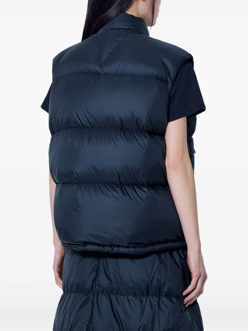 Moncler Tibb reversible down gilet Zwart