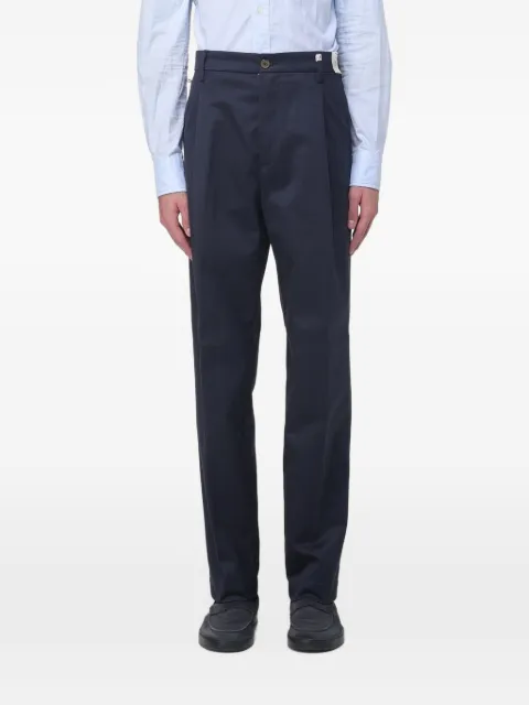 Myths pleated straight-leg trousers