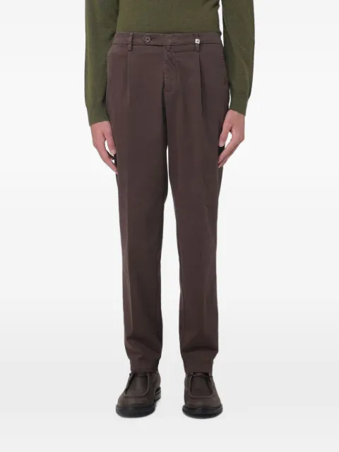 Myths pleated-detail straight-leg trousers