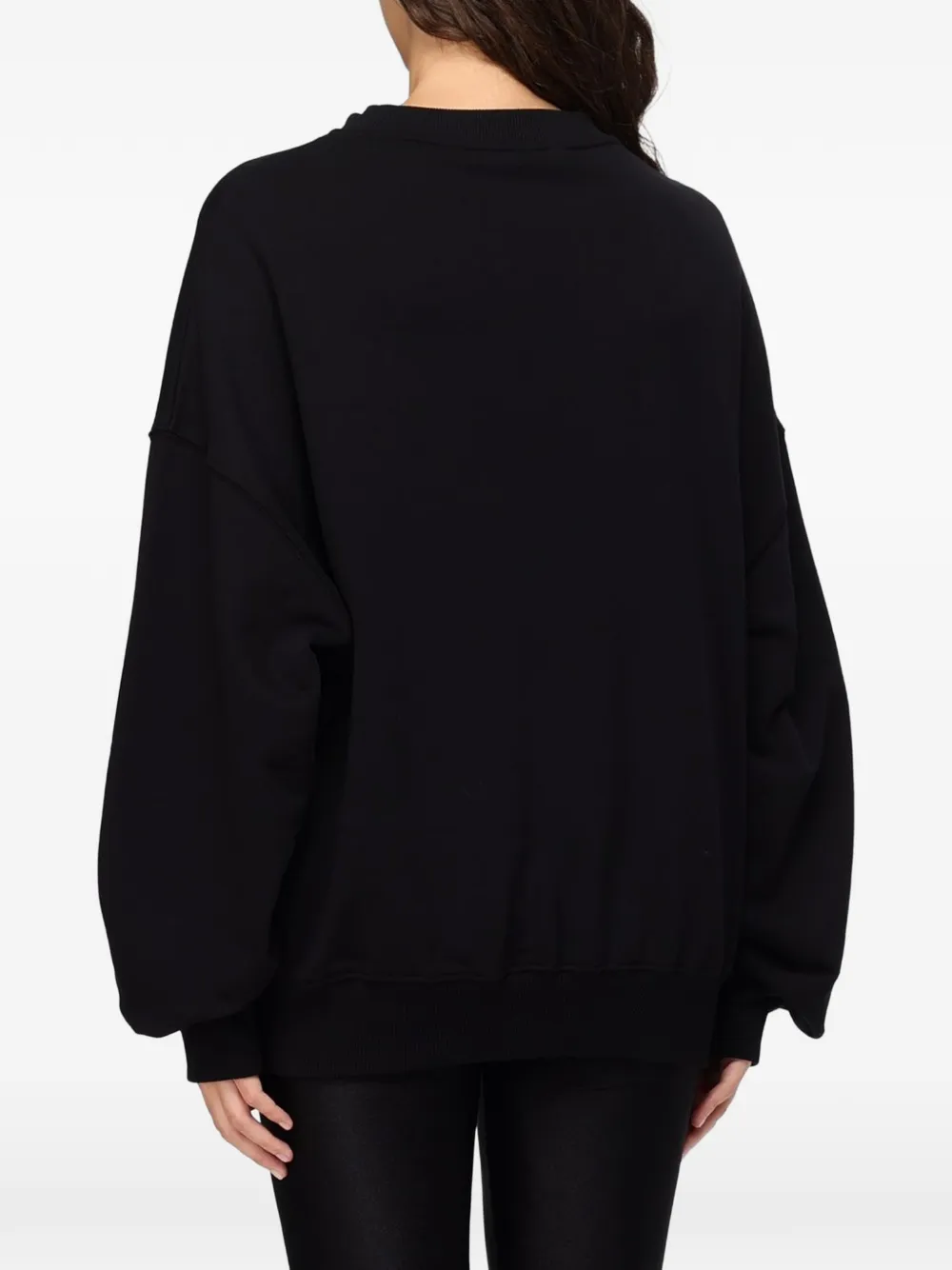 Palm Angels Sweater met logoprint Zwart