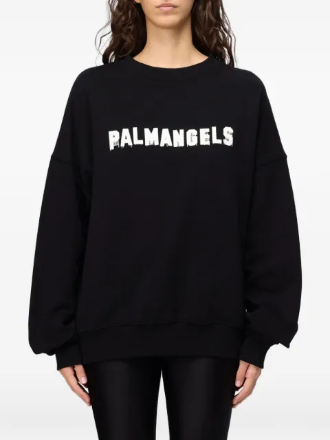 Palm Angels logo-print sweatshirt