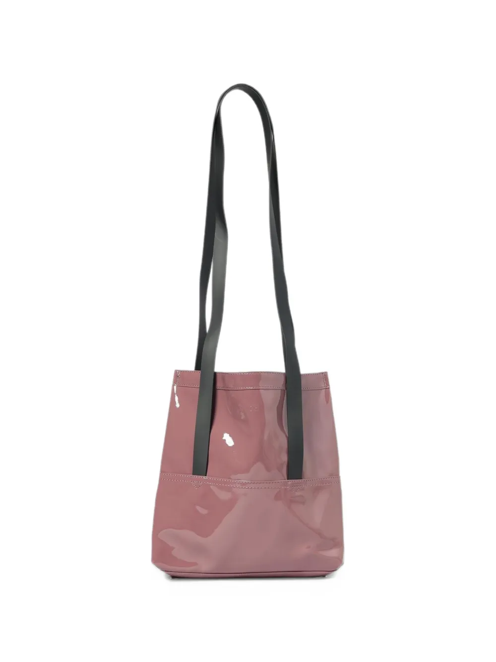 Rains glossy-finish shoulder bag - Rosa