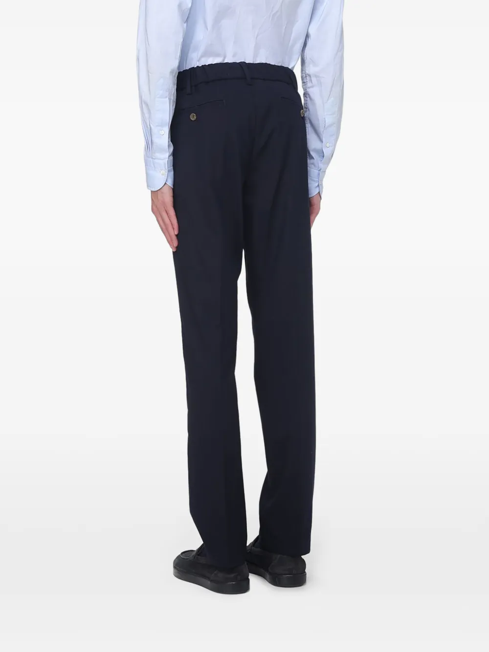Myths Broek met trekkoordtaille Blauw