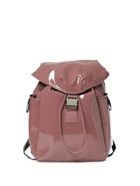 Rains Valera glossy buckle-fastening backpack