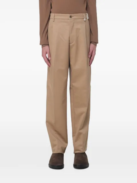Myths pleated straight-leg trousers