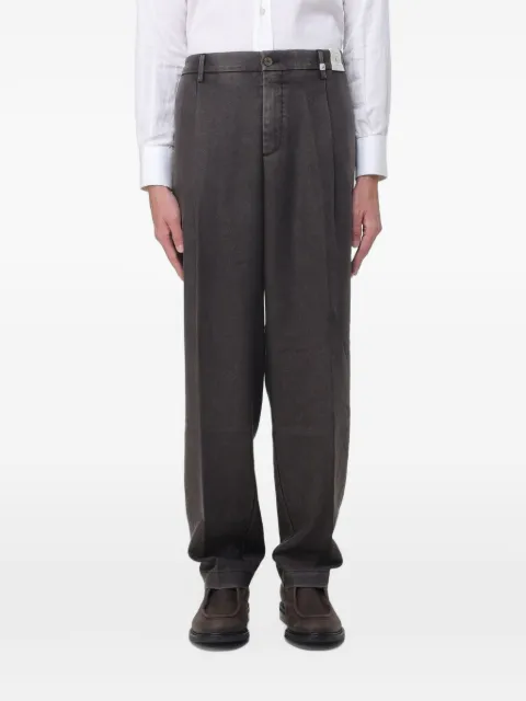 Myths pleated straight-leg trousers