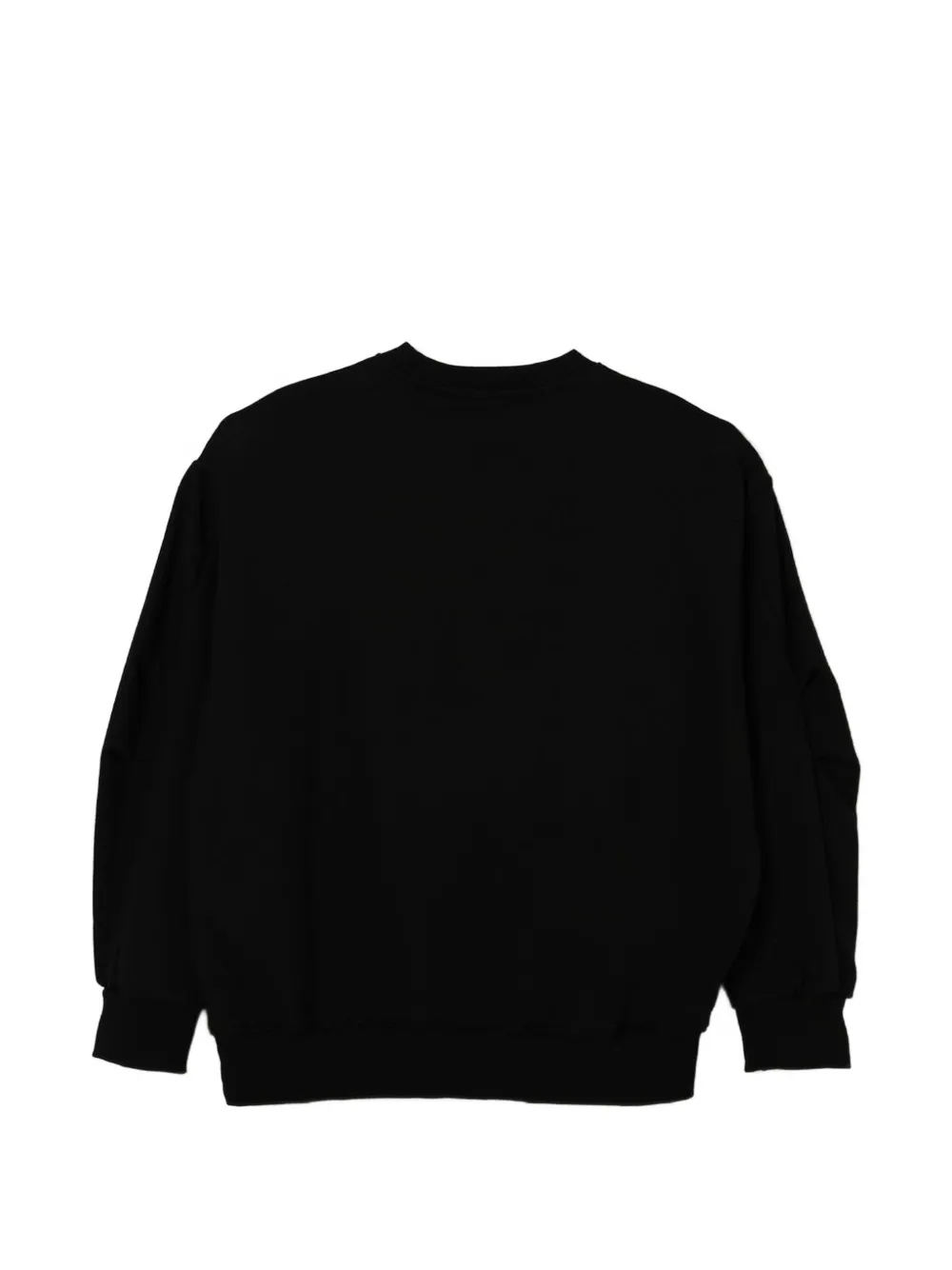 Barrow kids logo-print crystal-embellished sweater Zwart