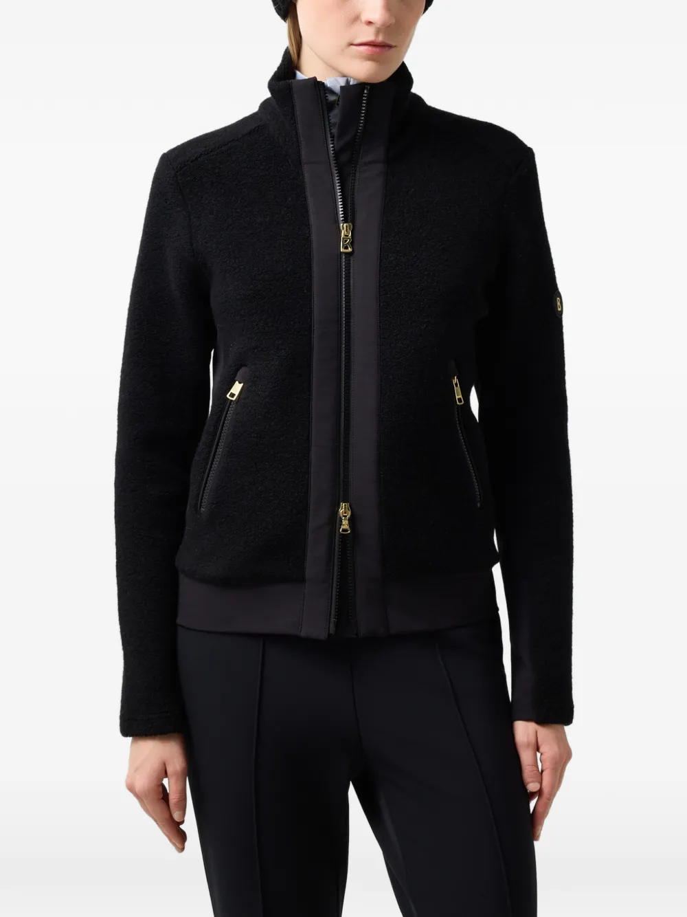 BOGNER Fjella high-neck zip-up jacket - Nero