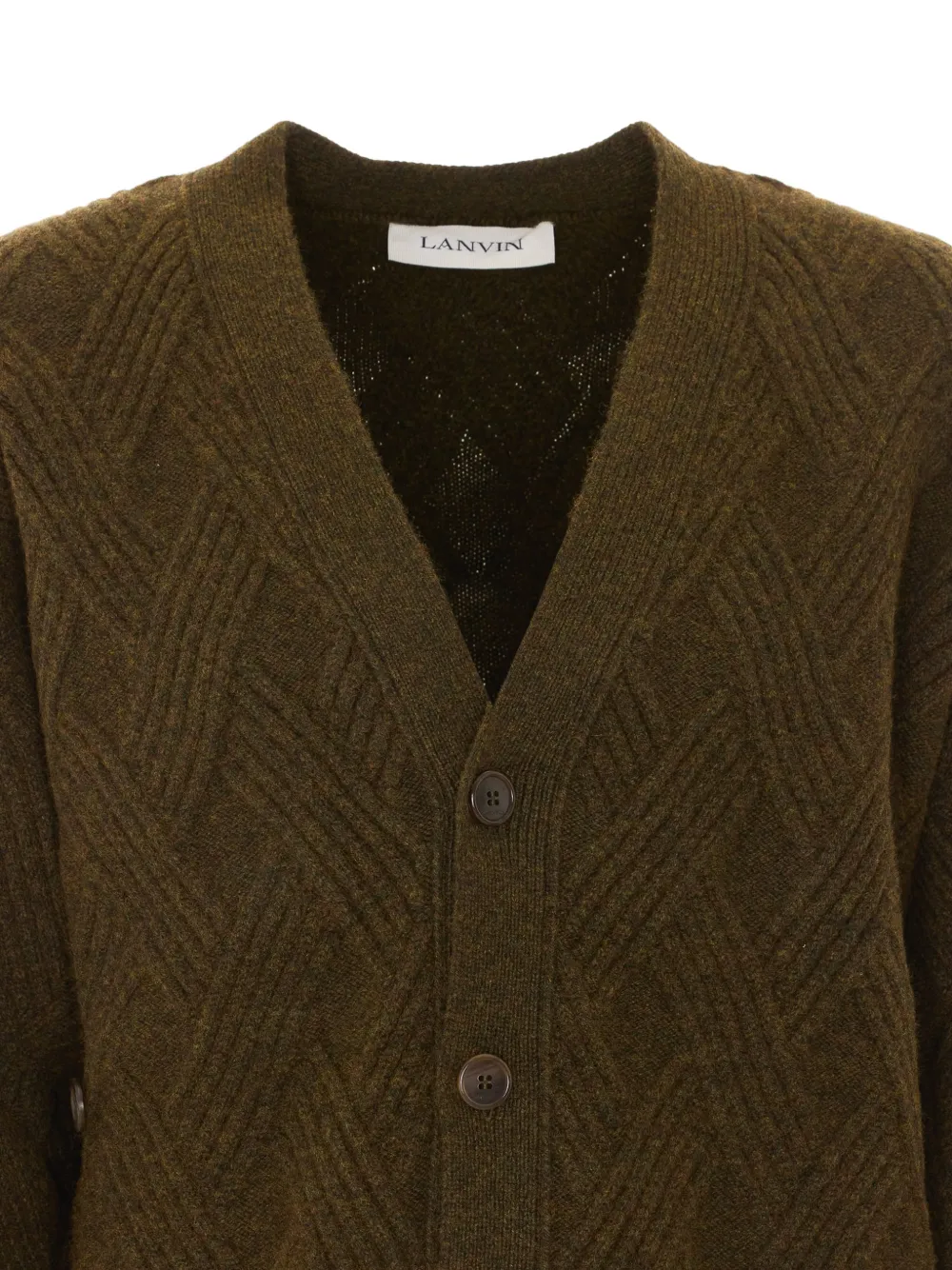 Lanvin Vest met V-hals Groen