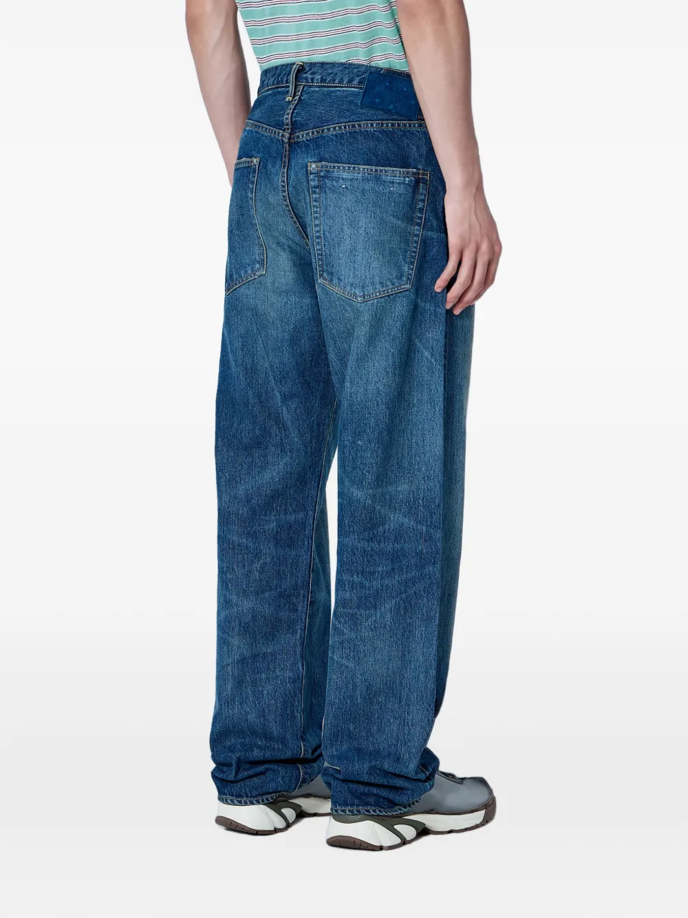 visvim Social Sculpture 01 straight-leg jeans Blauw