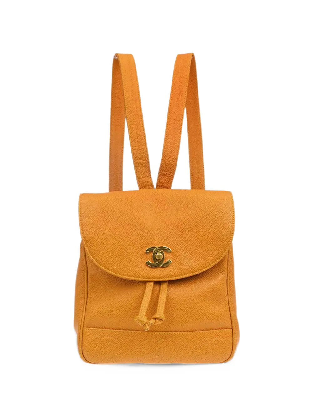 CHANEL Pre-Owned Triple CC backpack - Arancione