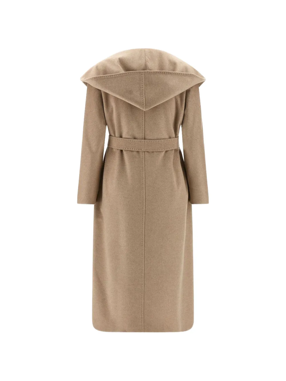 Max Mara Mantel met ceintuur Beige
