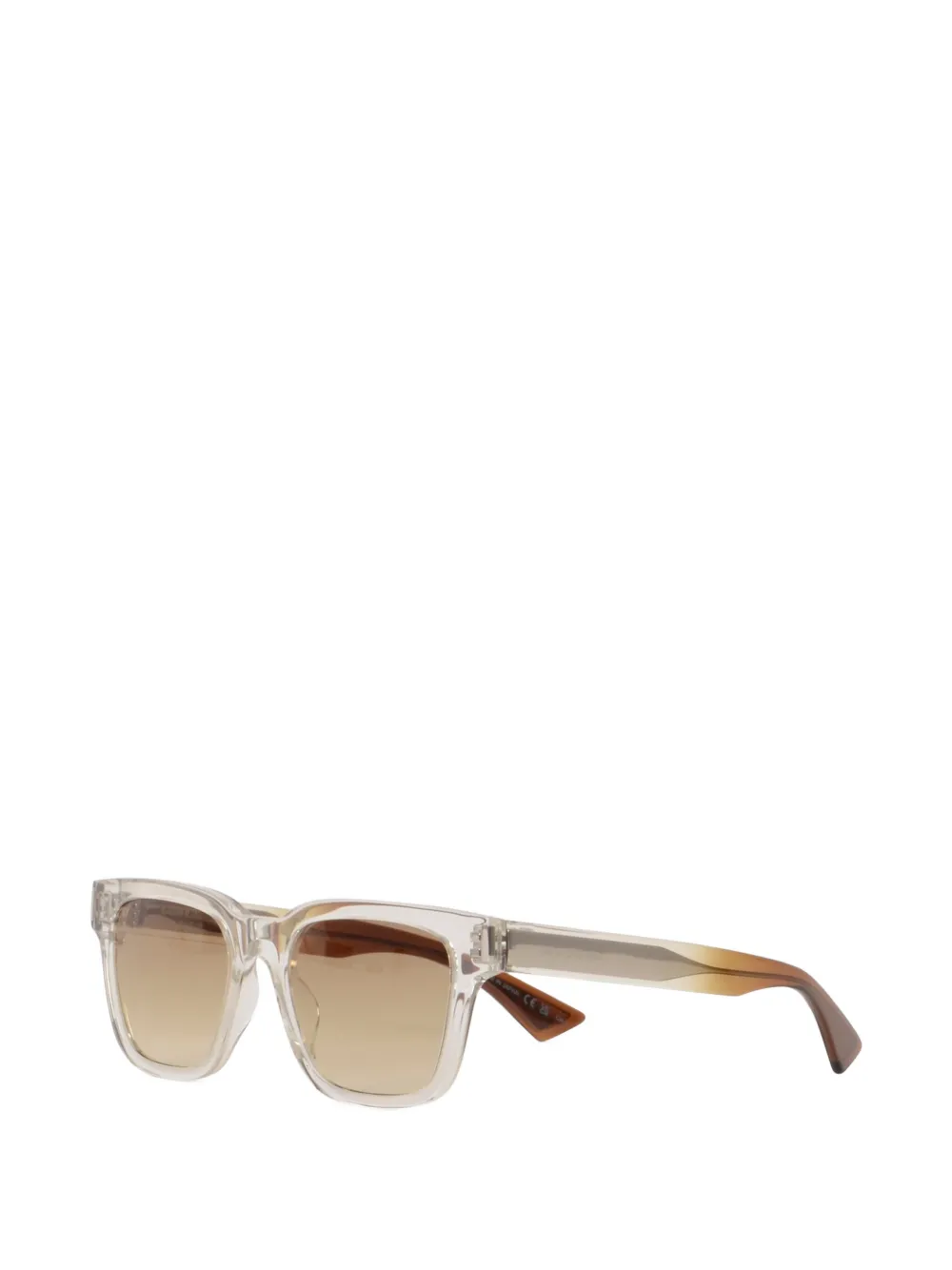 Saint Laurent Eyewear square-frame sunglasses Beige