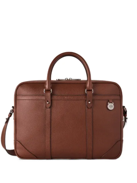 Mulberry Heritage leather briefcase
