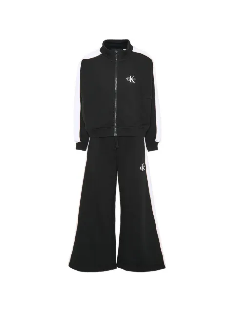 Calvin Klein Kids logo-print side-stripe tracksuit