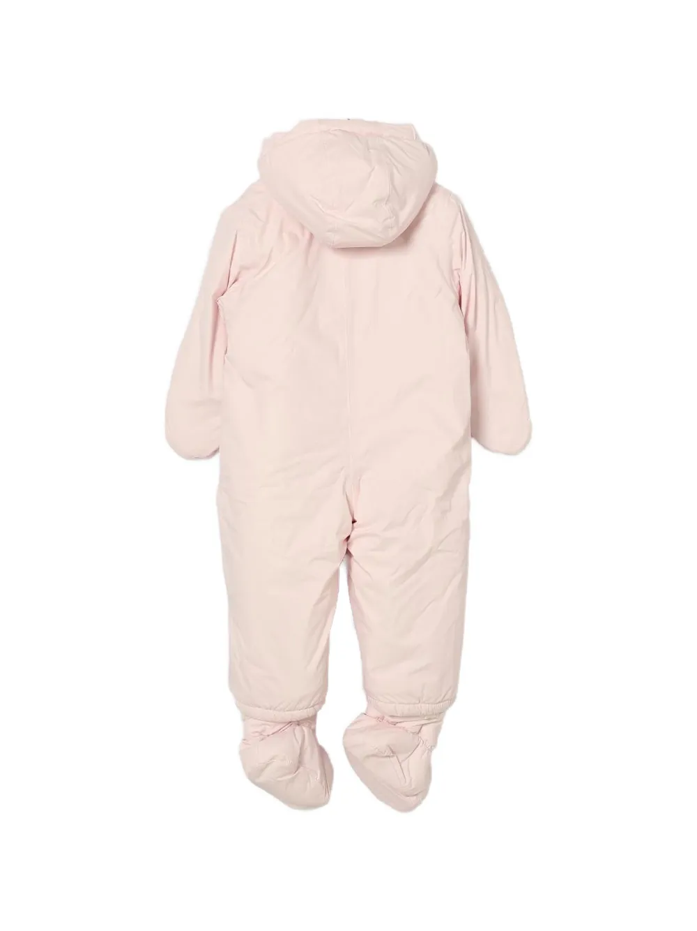 K Way Kids E. Le Vrai 4.0 Snotty Orsetto hooded padded snowsuit Roze