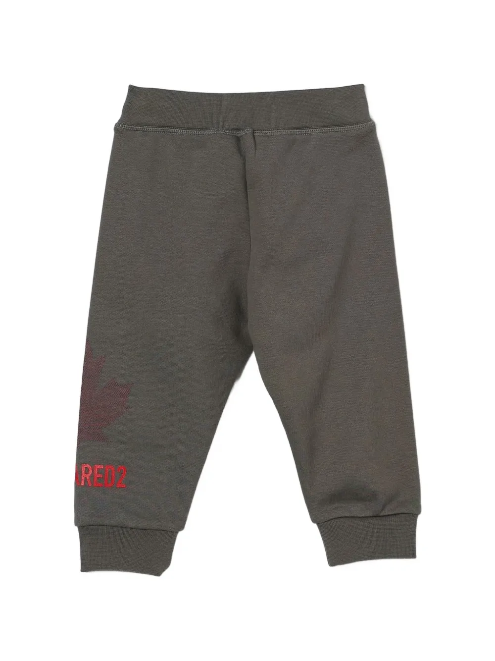 DSQUARED2 KIDS logo-print drawstring track pants Grijs