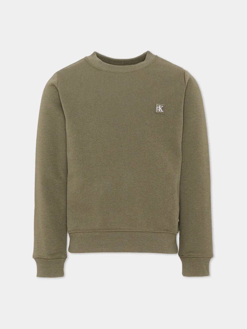 Calvin Klein Kids Trui met logopatch Groen