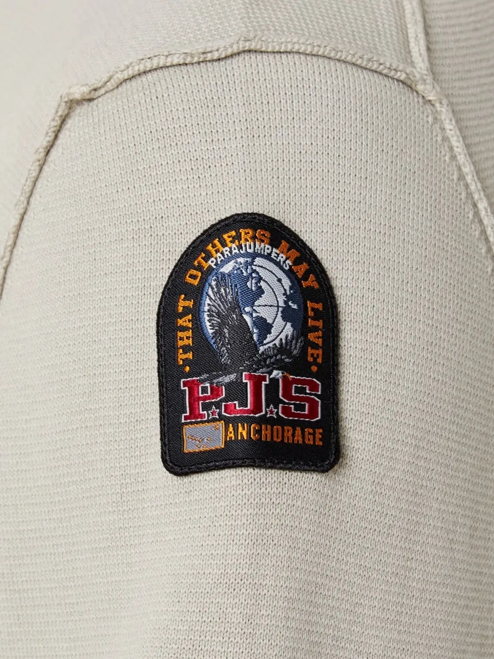 Parajumpers Basic Braw logo-patch sweater Beige