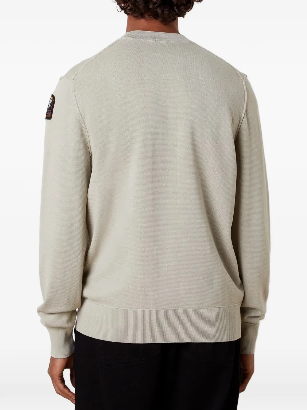 Parajumpers Basic Braw logo-patch sweater Beige