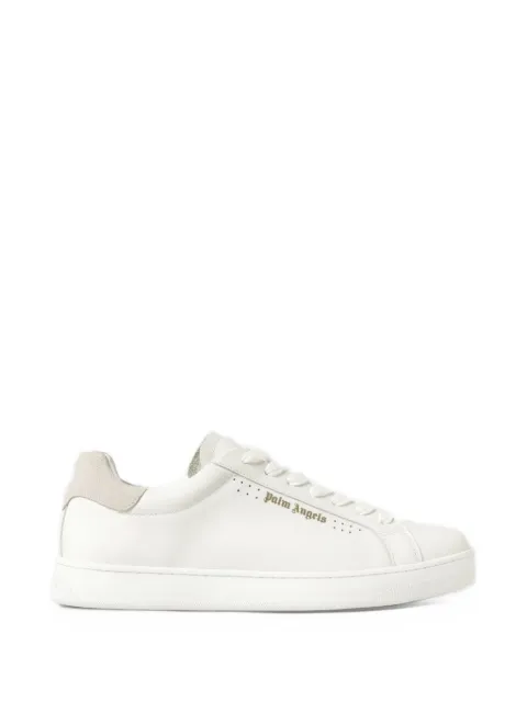 Palm Angels logo-print leather sneakers