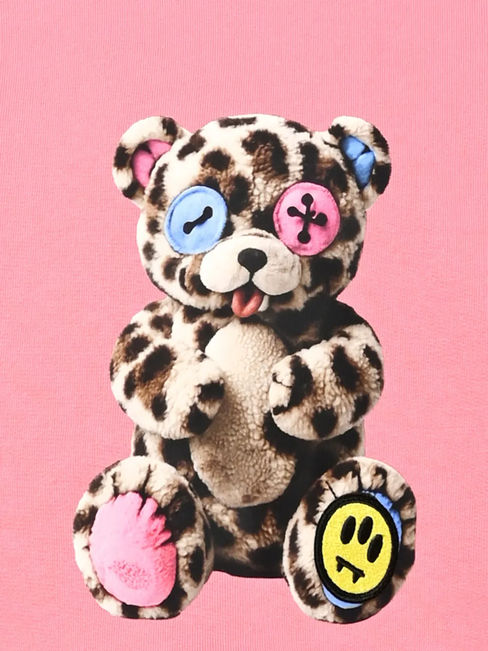 Barrow kids teddy-bear print sweater Roze