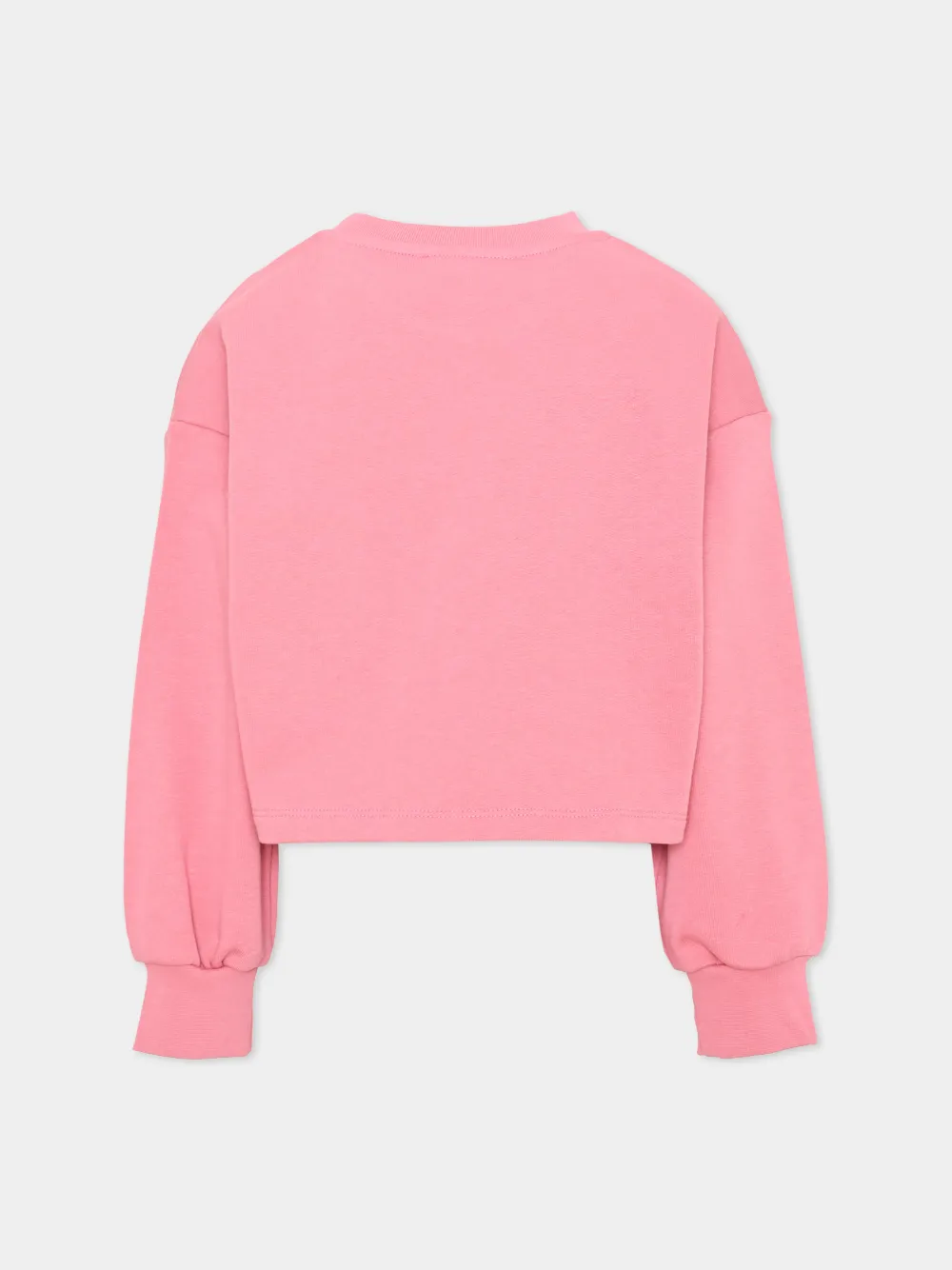 Barrow kids teddy-bear print sweater Roze