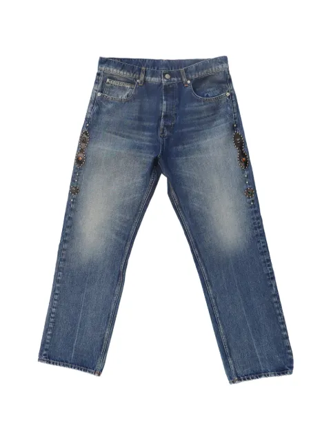 Htc Los Angeles Moustache studded jeans