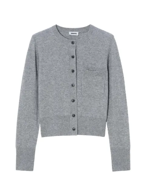 ZENGGI cashmere round-neck cardigan