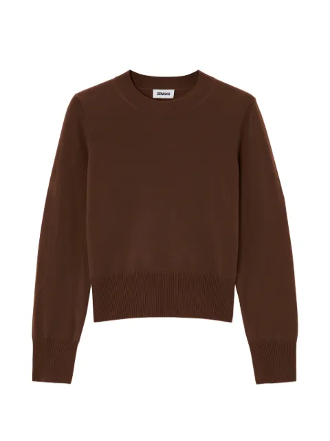 ZENGGI crew-neck sweater