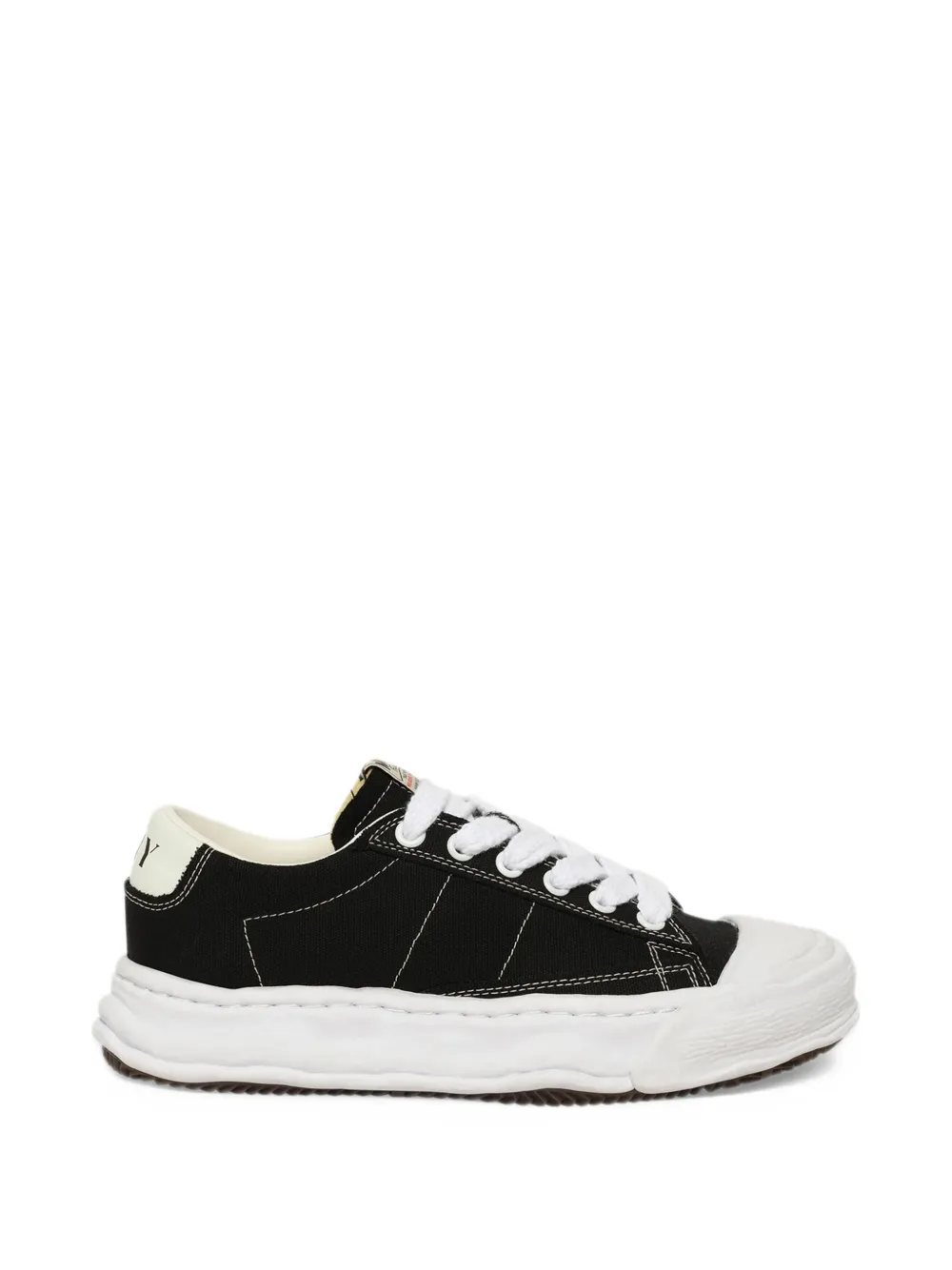 Maison MIHARA YASUHIRO Jackson OG sole canvas low-top sneakers - Black